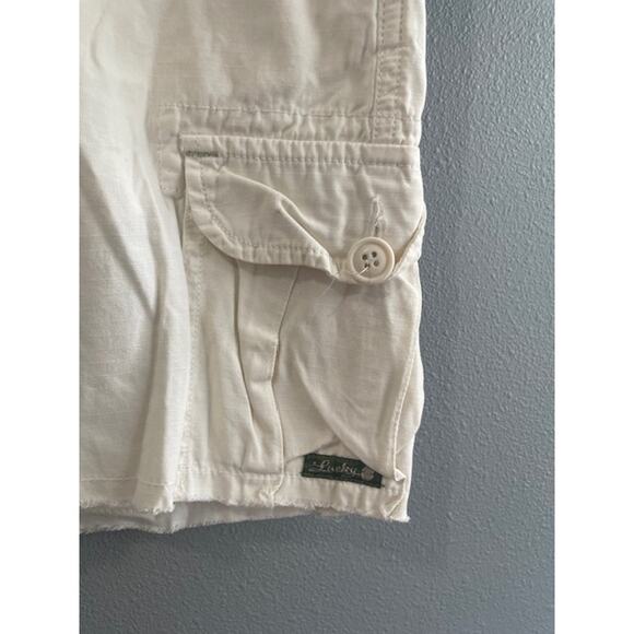 Lucky Brand Size 10‎ Cargo Style Cutoff Skirt 100% Cotton - Picture 3 of 4